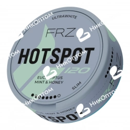 HOTSPOT - FRZ - EUCALYPTUS MINT  HONEY - Эвкалипт, Лёд и Мёд (120mg)