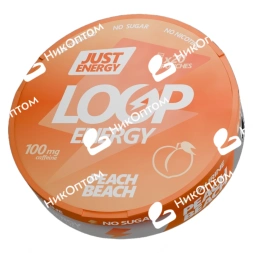 LooP - COFFEINE - PEACH BEACH - Персик (100mg)